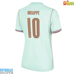 Billiga Frankrike Kylian Mbappe #10 Bortatröja Dam VM 2026 Kortärmad